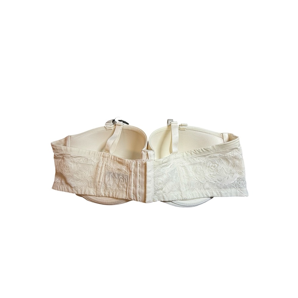 Torrid 46DDD Bombshell Ever Strapless Boost Bra Removable Multi Way Straps White - Picture 2 of 11